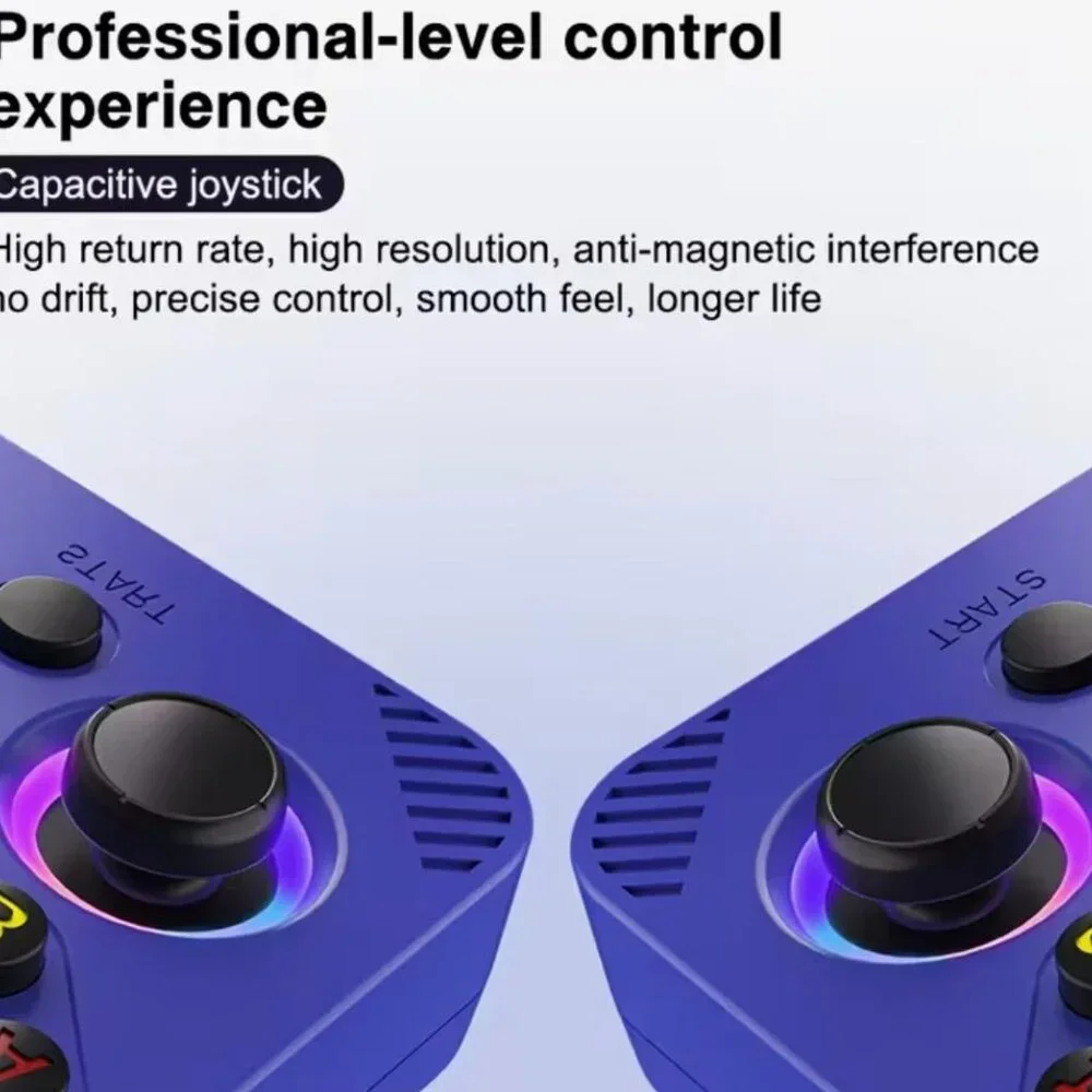 NEW-2025 Retro Handheld Game Console, 30+ Emulator 20,000 + VIDEO GAMES -PURPLE